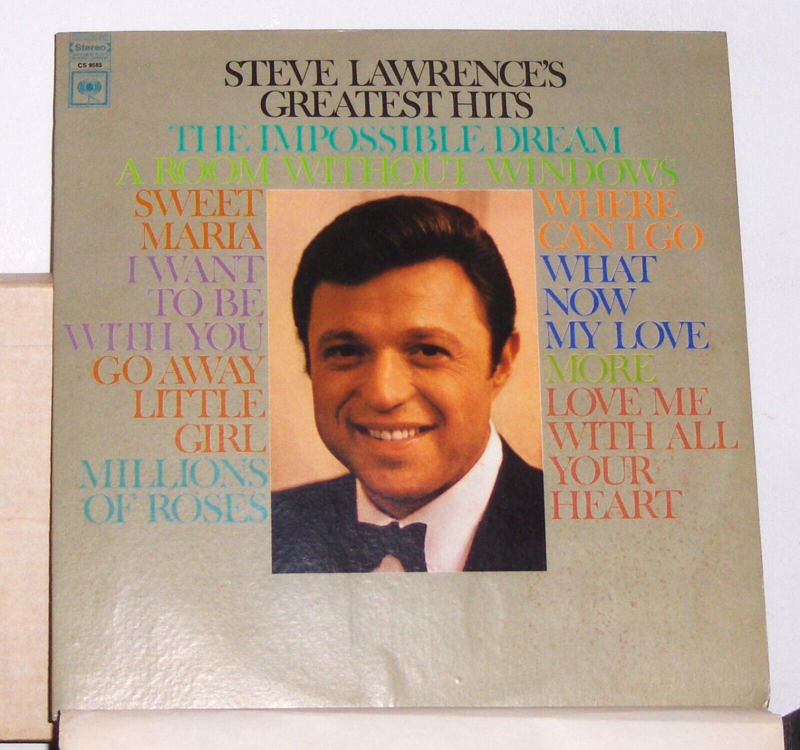 Steve Lawrence - Greatest Hits - 1970 Vinyl LP Record Album