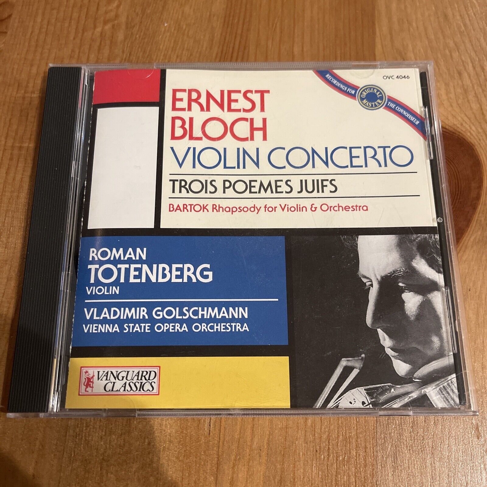 Bloch: Violin Concerto (CD, May-1993, Vanguard)