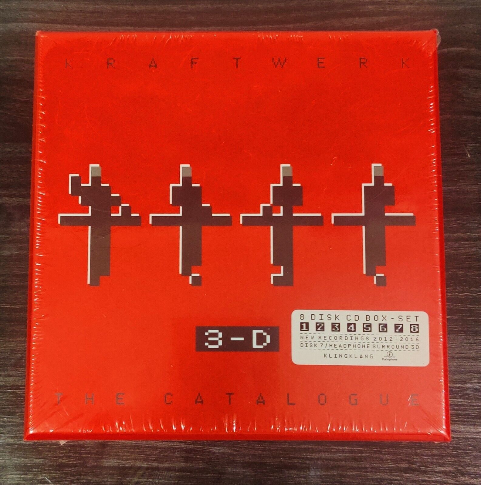 Kraftwerk The Catalogue 3D BluRay, CDs 2017, 8 Discs+Album art book NEW RARE 🦄