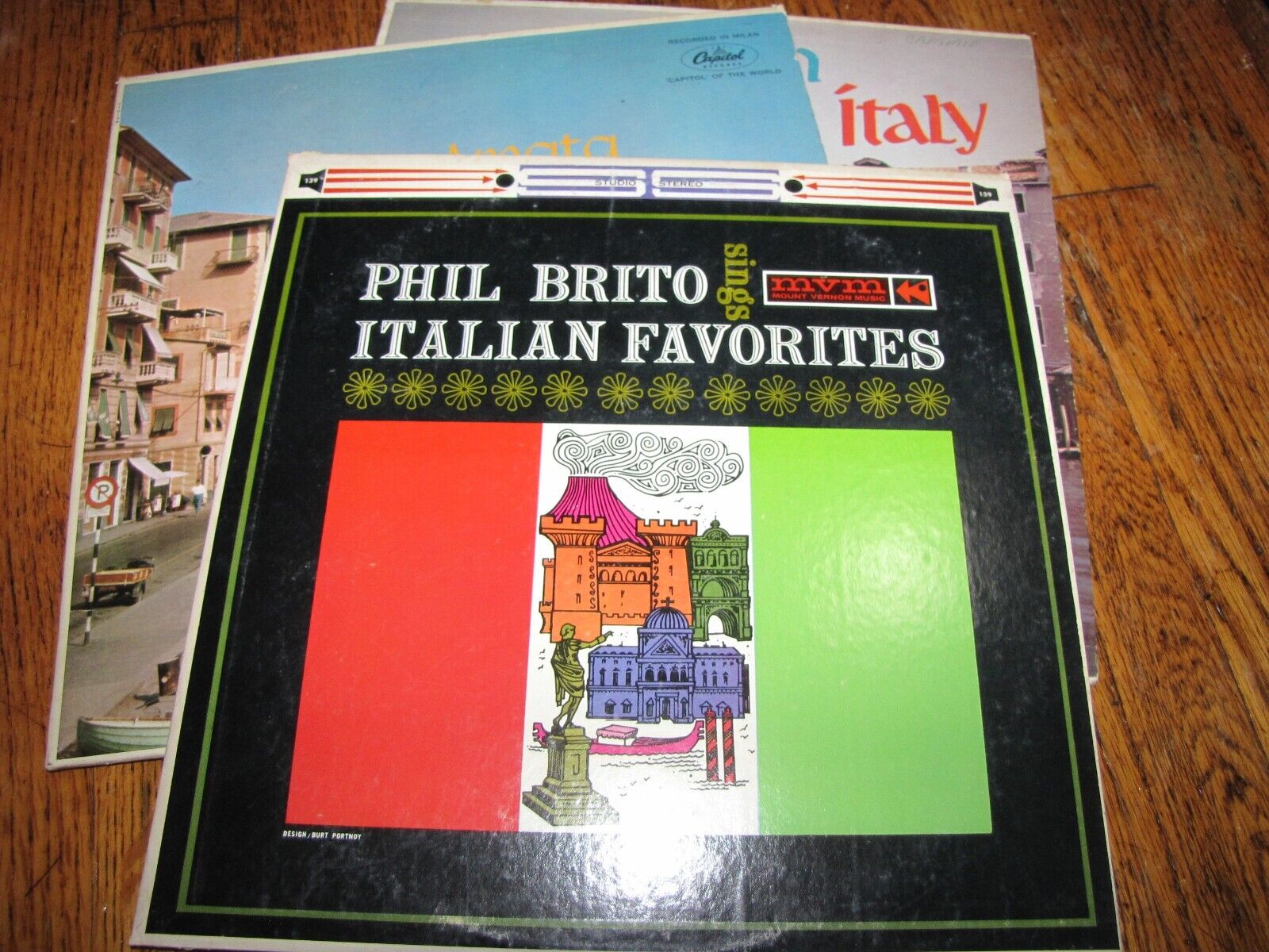 COLLECTION OF VINTAGE ITALIAN POP MUSIC - LOT OF 3 LPS  - VARIOUS ARTIST