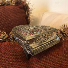 Vintage Silver plated Sankyo Music and trincket Box Good Condition picture