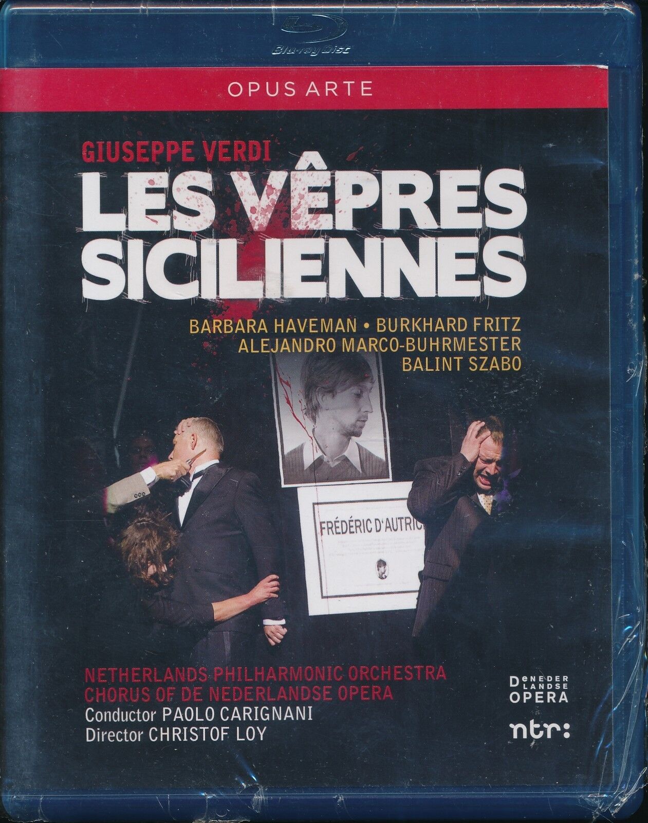 Verdi Les Vepres Siciliennes Blu-ray NEW Barara Haveman Burkhard Carignani