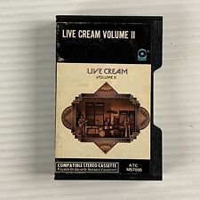 Live Cream Volume II Cassette Tape - Tested Original Vintage with Rare Case picture