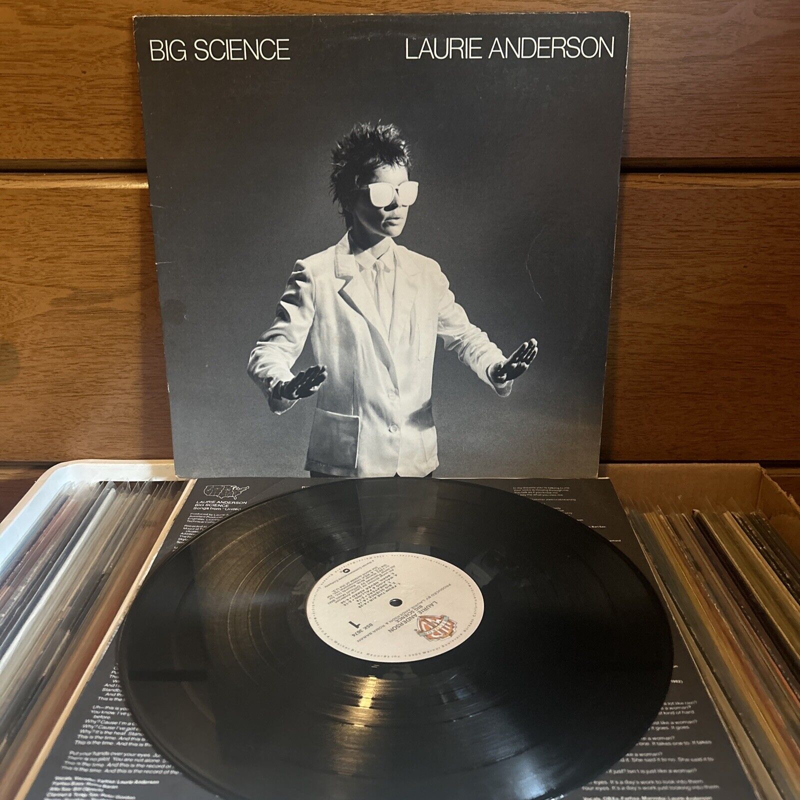 Laurie Anderson Big Science LP Vinyl (1982, Warner Bros. Records) BSK-3674