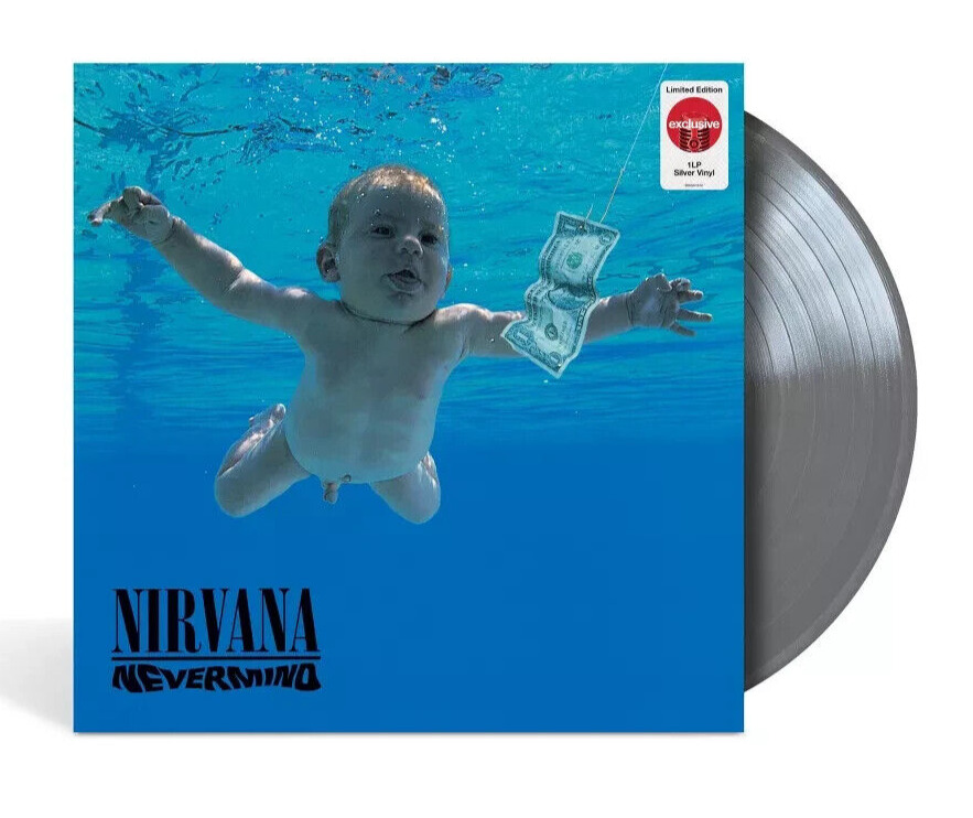 NIRVANA: Nevermind - LIMITED SILVER VINYL LP - NEW/MINT/SEALED