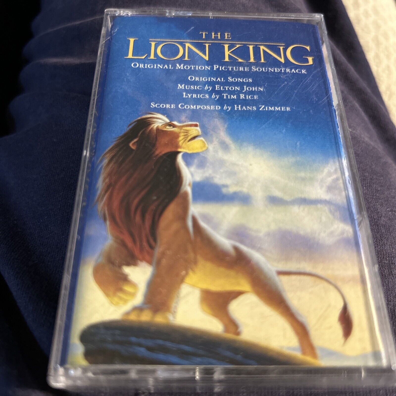 Disney The Lion King Motion Picture Soundtrack Cassette Tape Elton John Tested