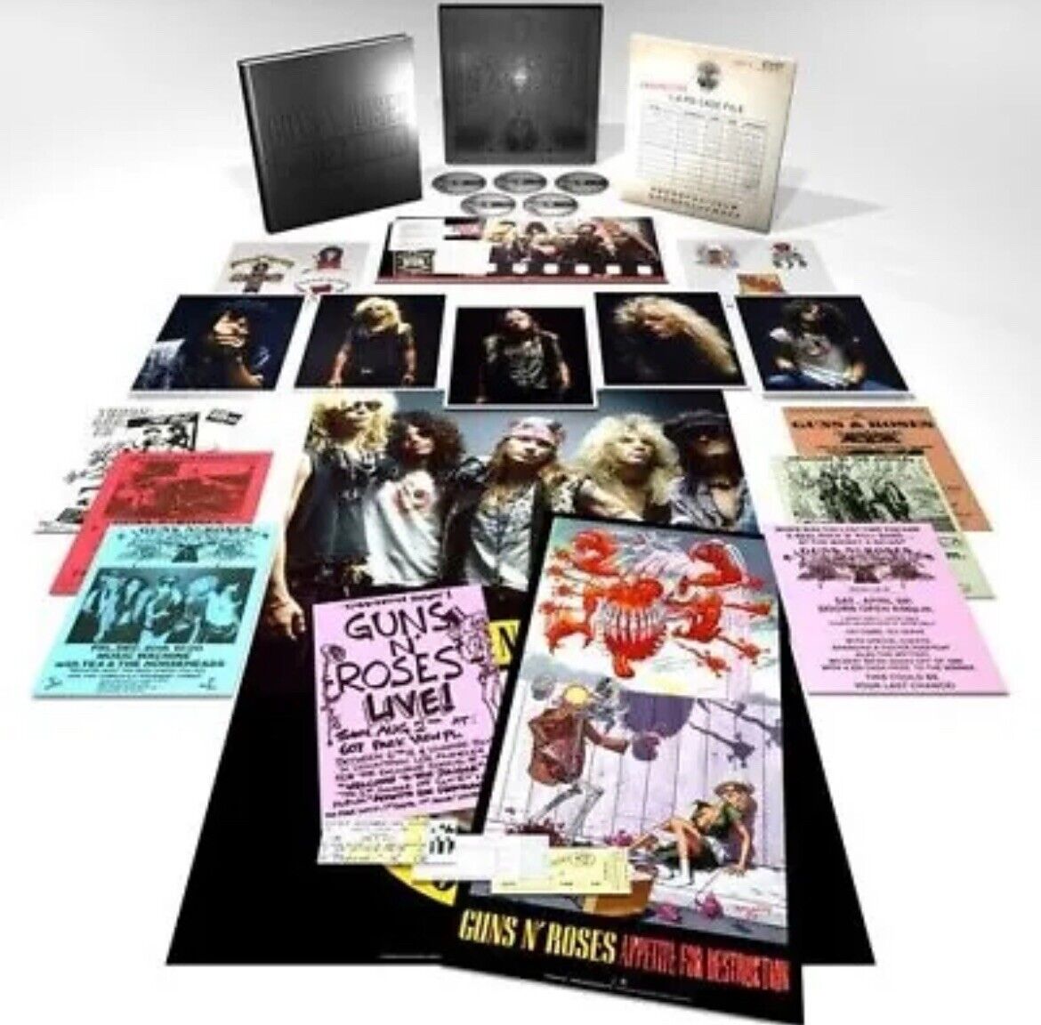 Guns N Roses - Appetite For Destruction Super Deluxe CD & Blu-Ray Box Set Sealed