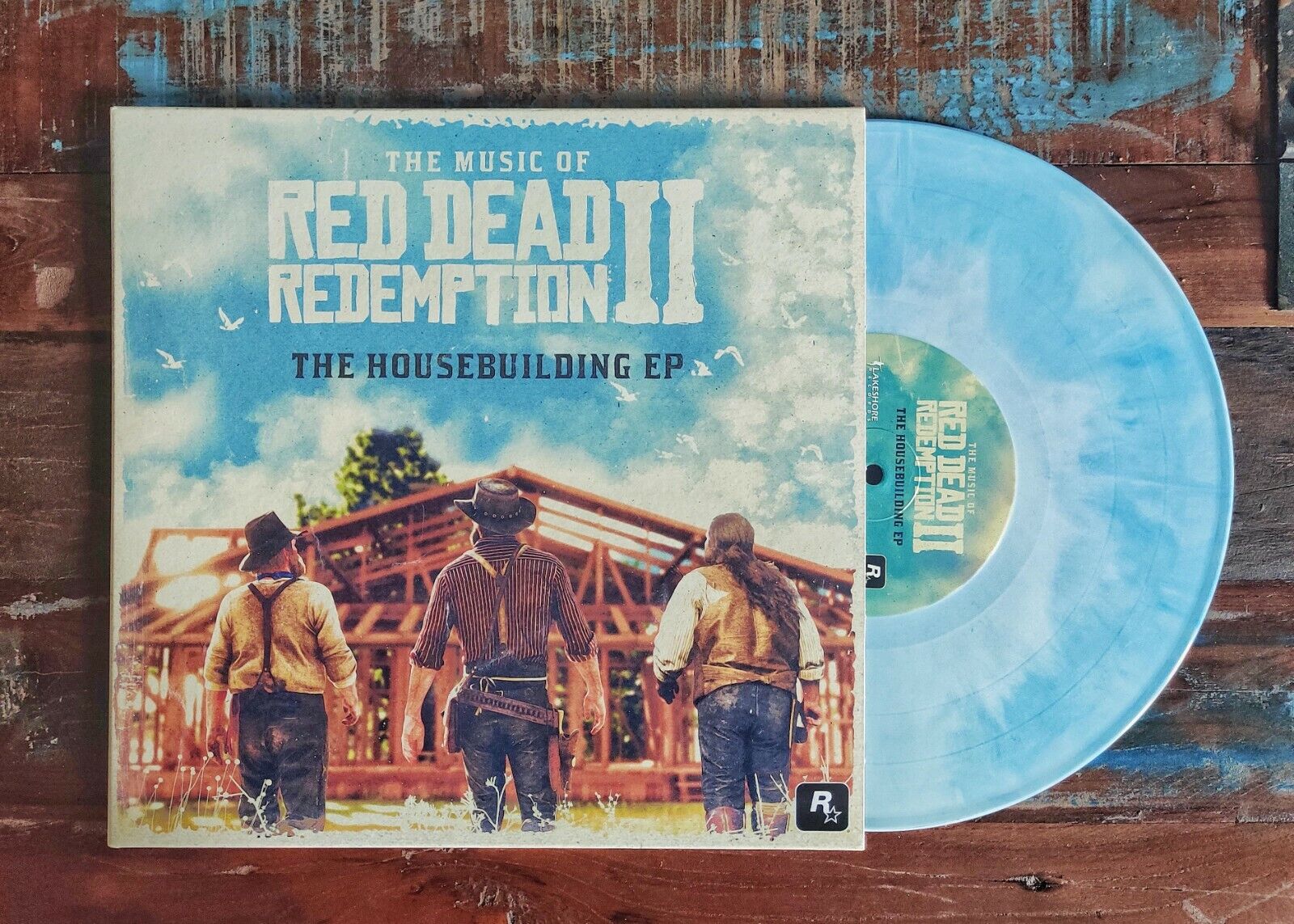 RED DEAD REDEMPTION II THE HOUSEBUILDING EP VINYL NEW LIMITED BLUE SKY VINYL