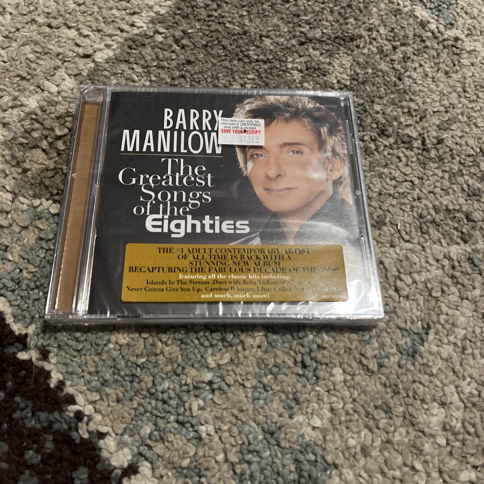 Barry Manilow CD The Greatest Songs of the Eighties 80s 2008 Arista New Sealed