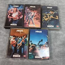 Vintage Time Life 1965-1969 Classic Rock Audio Cassettes Greatest Hits Lot of 5 picture