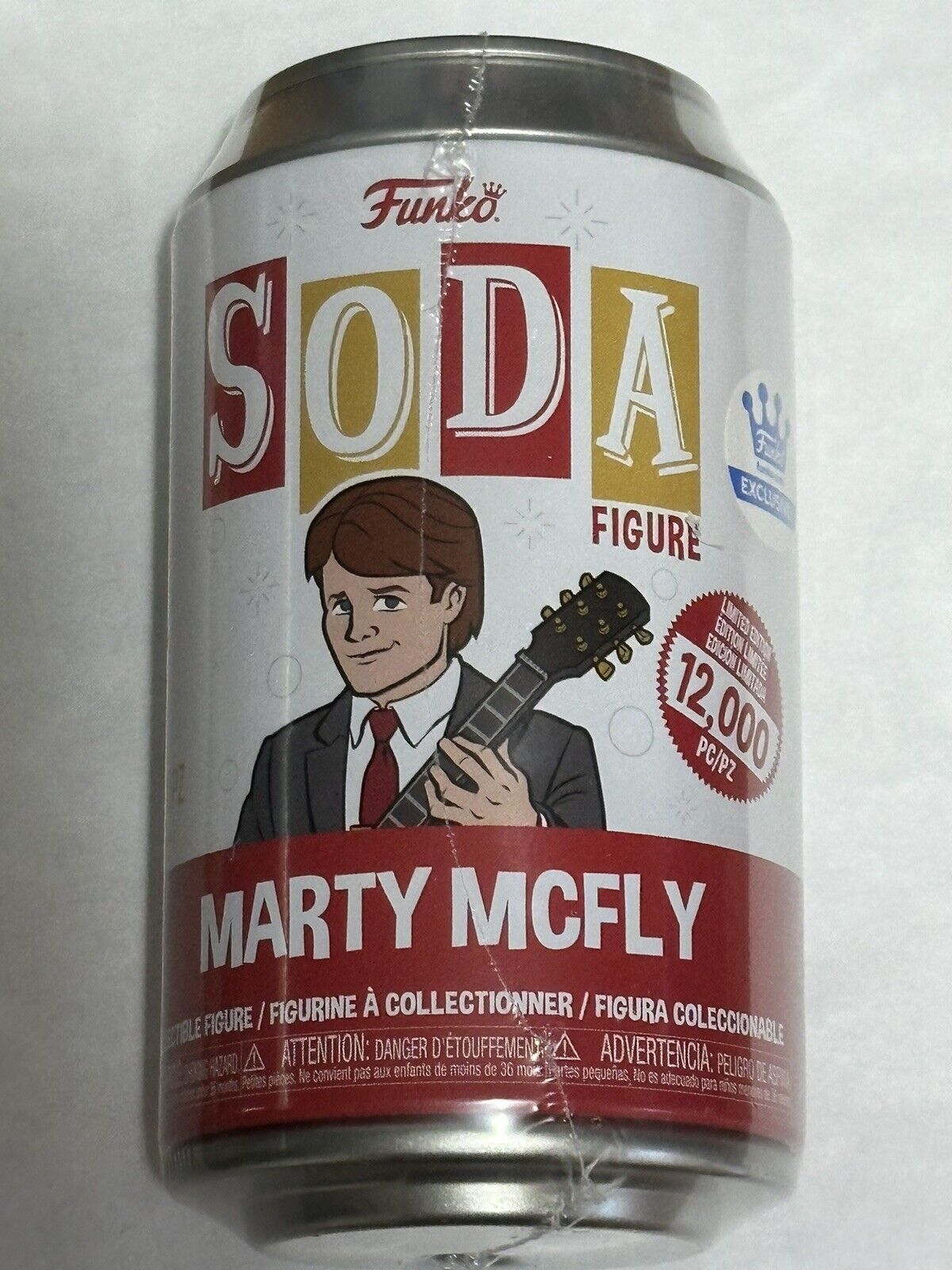 Marty McFly W/ Guitar Funko Soda Sealed. Chance Of Chase Variant
