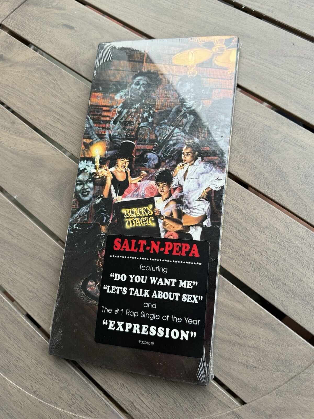 Salt-N-Pepa Blacks’ Magic CD Longbox Hype Sticker Brand New Factory Sealed