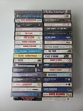 HUGE Lot of 40 Classic Rock, Rock, Metal, Hair Band, More Cassette Tapes 80s 90s picture