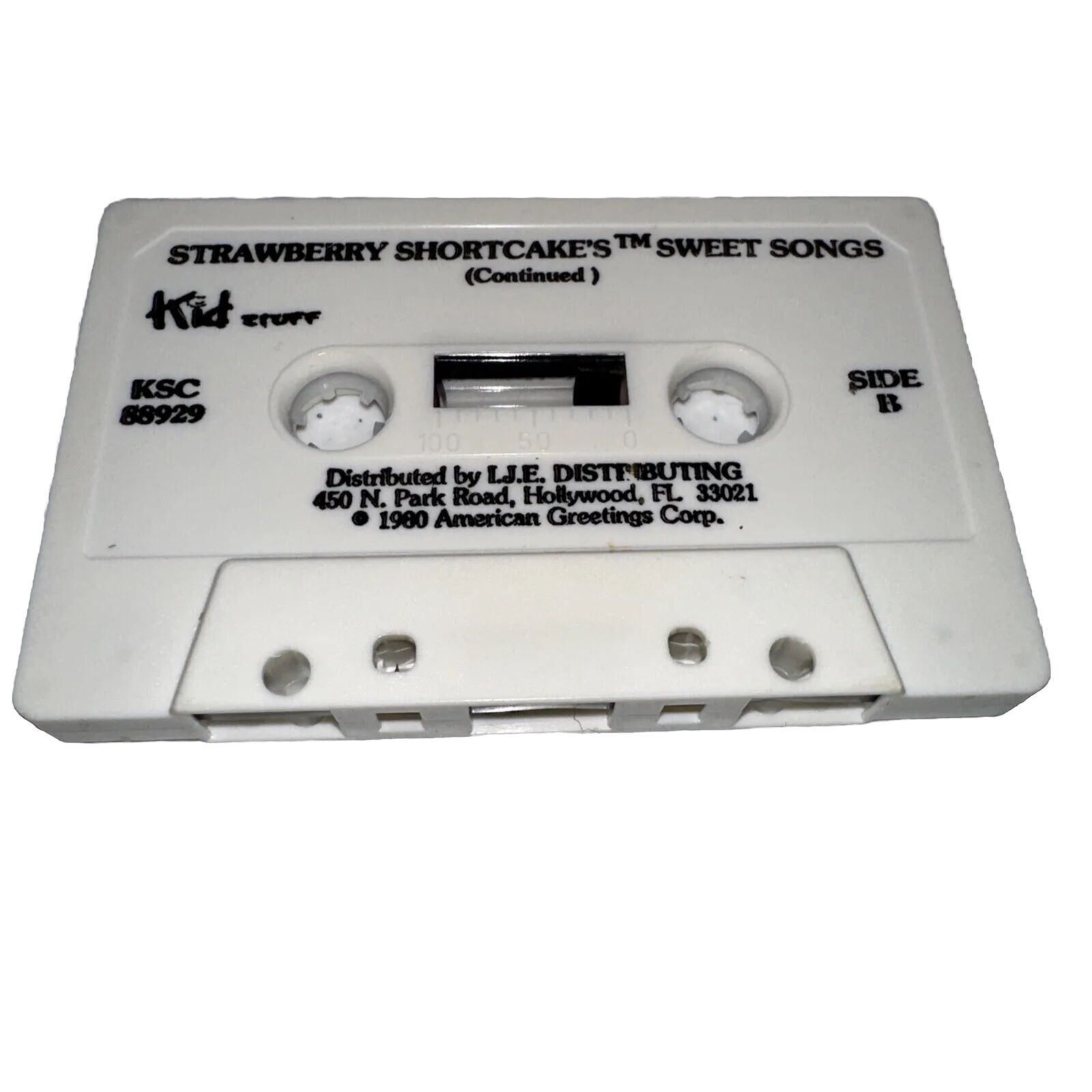 1980 American Greetings Strawberry Shortcake's Sweet Songs Audio Cassette Tape