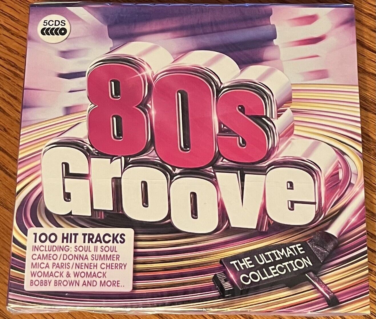 VARIOUS ARTISTS “80'S GROOVE” BRAND NEW 2015 UK 5CD ALBUM IMPORT (100 HITS)