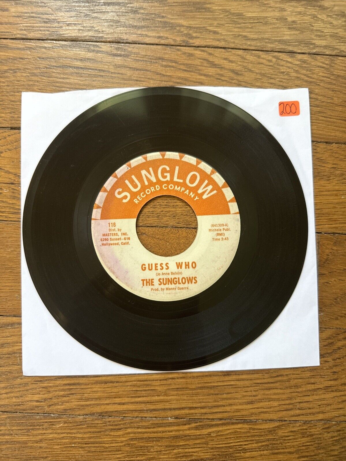 The Sunglows Guess Who Chicano Soul 45