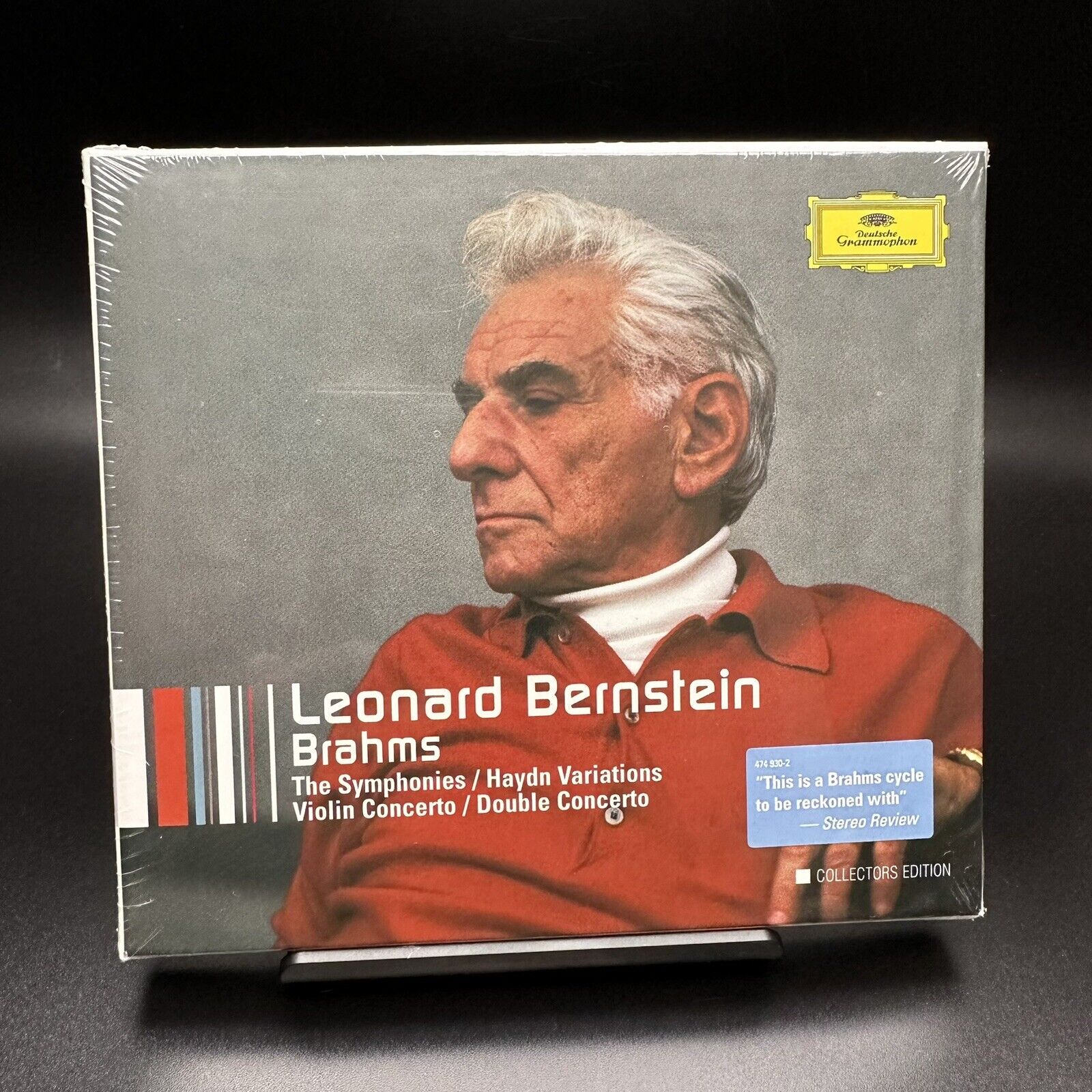 Brahms Symphonies Violin Concerto Double, Bernstein [DG 5 CD Box Set] SEALED