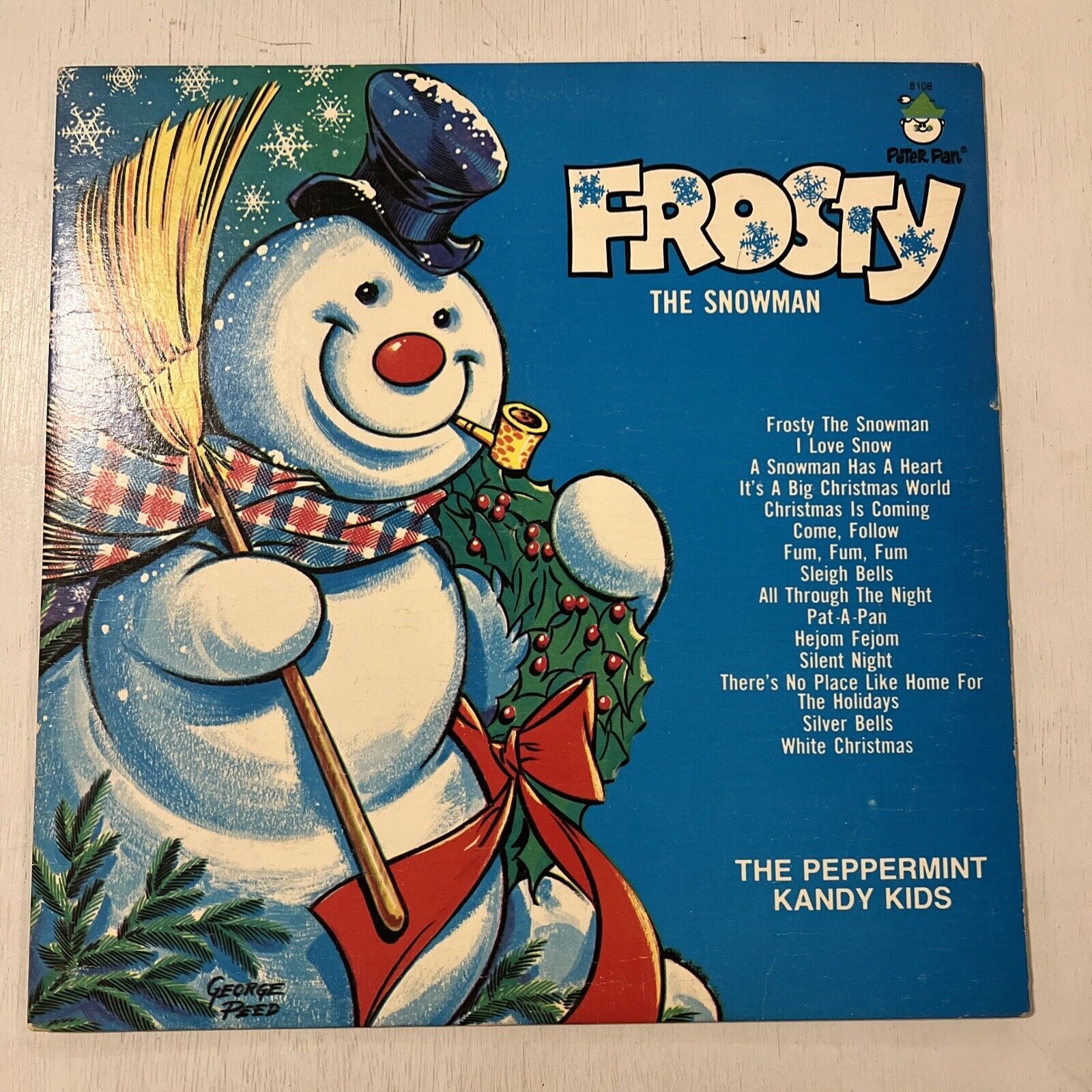 Frosty The Snowman Peppermint Kandy Kids Vintage LP 1981 Peter Pan EX/E