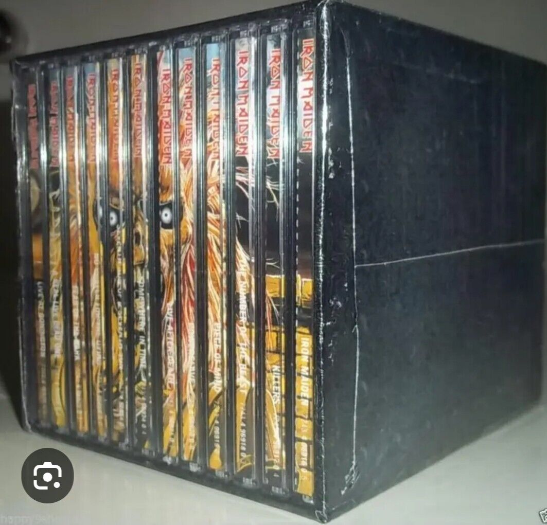 IRON MAIDEN Rare 12 AlbumsCollectors Eddition 1998 (15 Disc CD Box Set) Sealed🤐