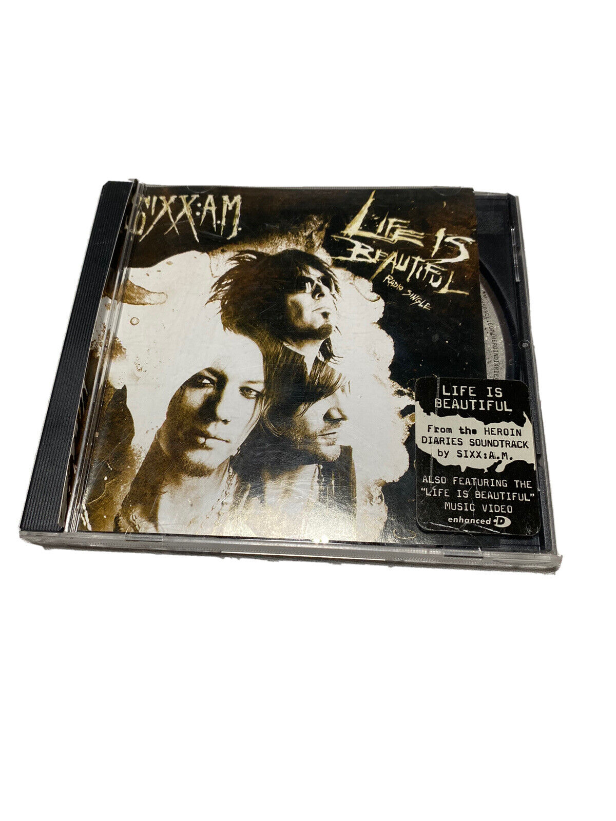 Sixx: AM Life is Beautiful Cd Radio Single Promo diaries soundtrack Motley Crue
