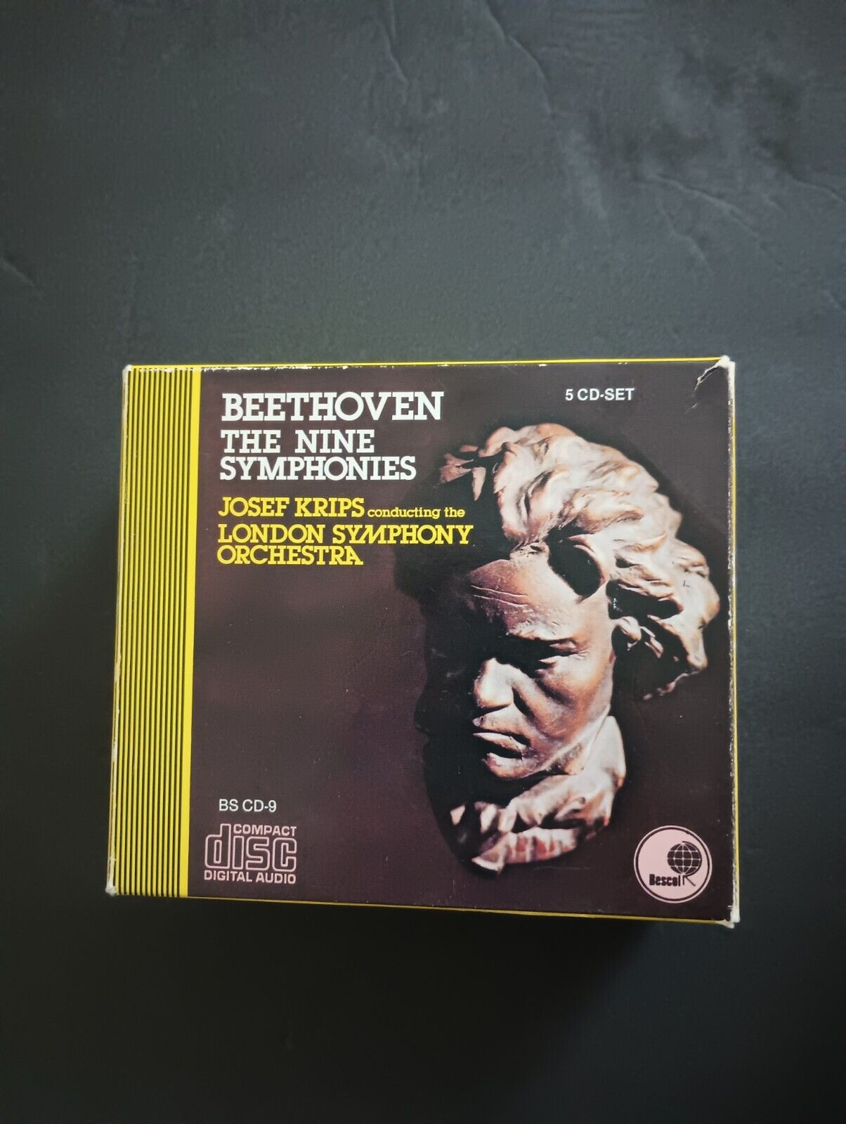 Beethoven Nine Symphonies 5 CD Box Set Josef Krips London Symphony 