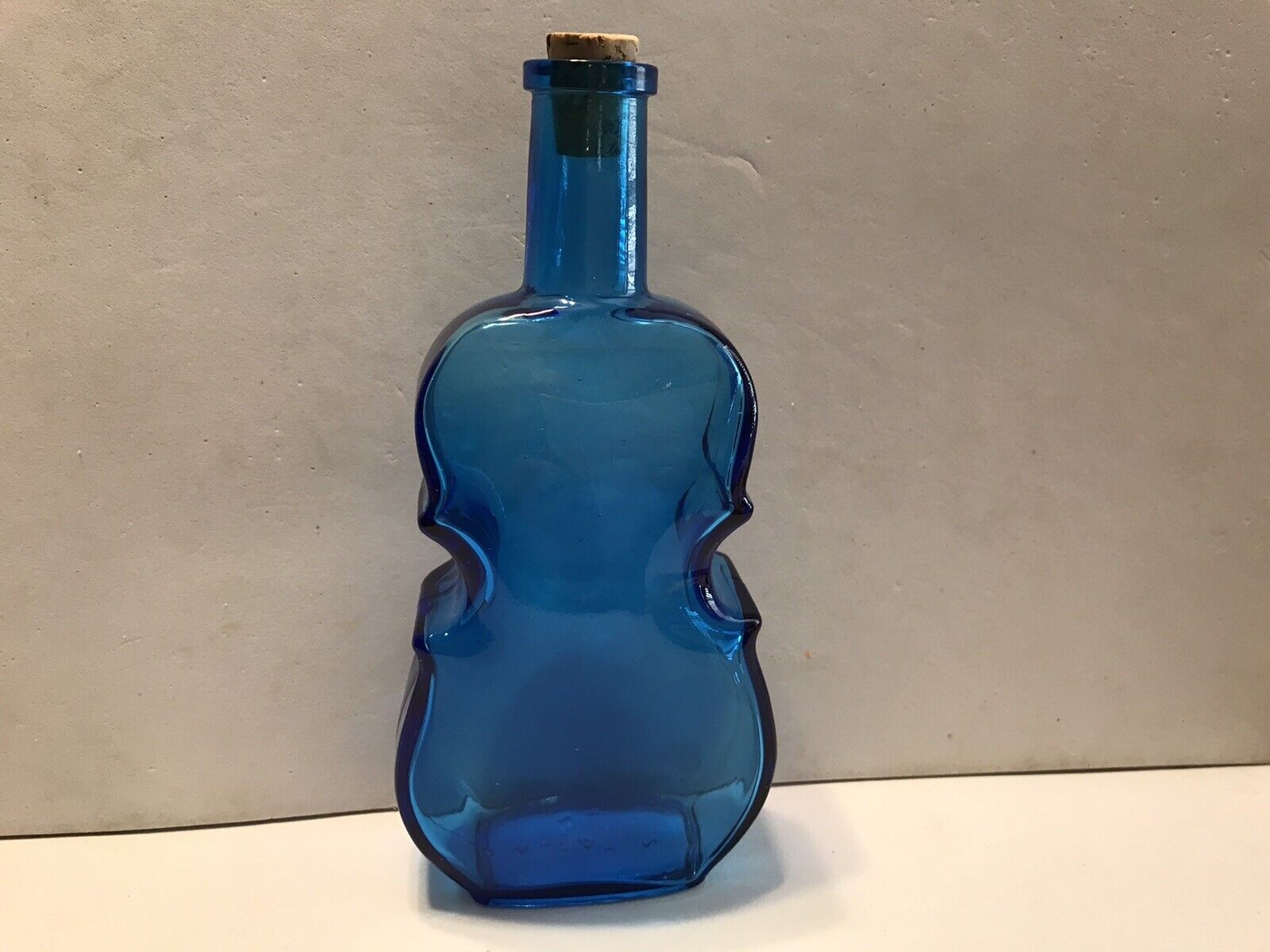Bottle Blue Glass Violin Cello Bass Guitar Instrument Shaped , Wheaton NJ