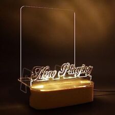 KELIFANG Light up Now Playing Vinyl Record Stand, LP Album Record Display,  picture