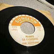 50'S & 60'S 45 The Sunglows - Happy Hippo / Peanuts On Sunglow Record Company picture