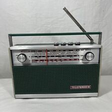 VTG Telefunken Banjo Automatic Transistor Radio Green Battery Operated  TESTED picture