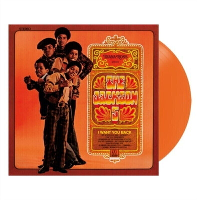 The Jackson 5 – Diana Ross Presents - Orange LP Vinyl Record 12