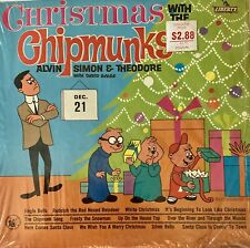 Christmas with the Chipmunks Xmas Record lp original 1962 vinyl Shrink Wrap picture