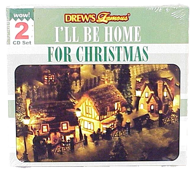 NEW DREW\'S FAMOUS I\'LL BE HOME FOR CHRISTMAS 2 CD SET DJ\'S CHOICE MUSIC CD