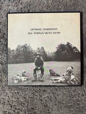 George Harrison All Things Must Pass Box Set Apple, Recorded in England w/Poster picture