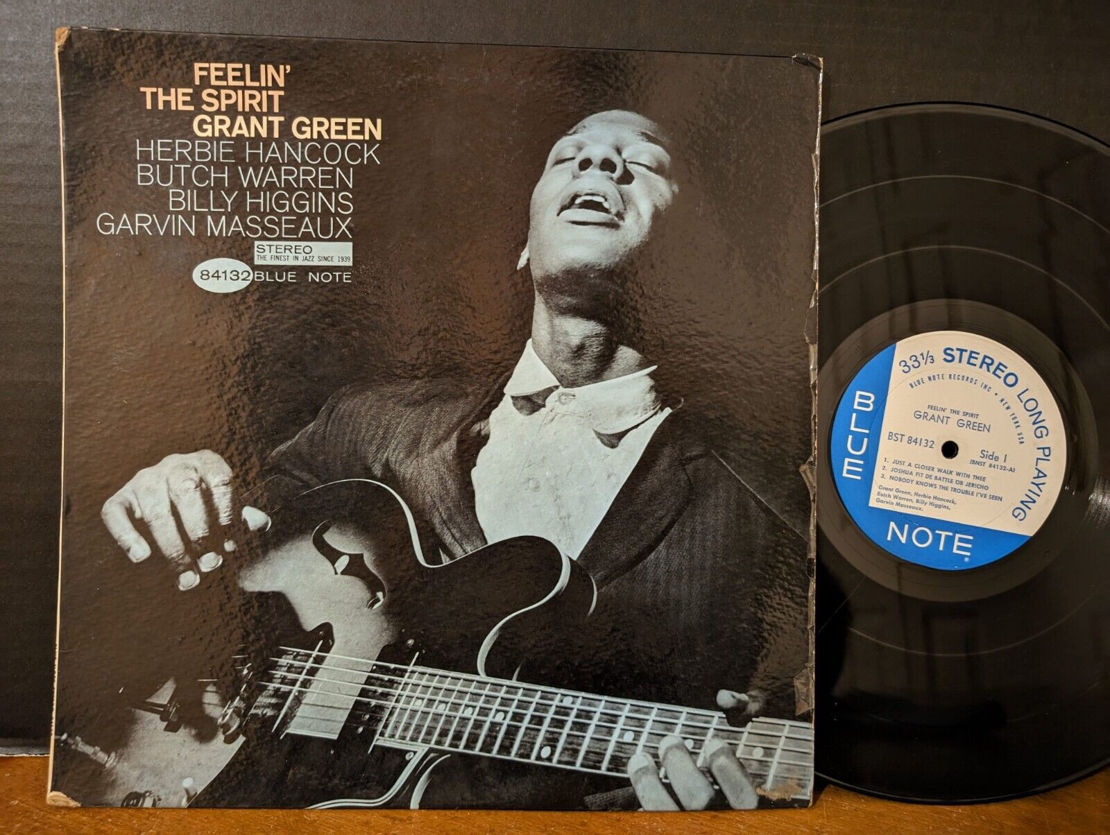 Grant Green ‎– Feelin' The Spirit 1963 Blue Note RVG Ear Herbie Hancock Higgins