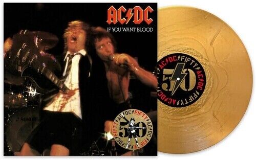 AC/DC - If You Want Blood You've Got It - Limited Ed. Gold Colored Vinyl Record