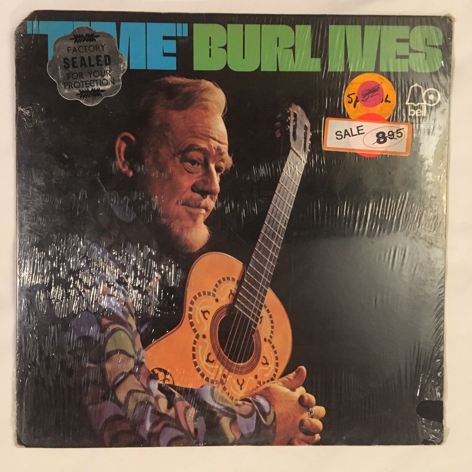 Sealed BURL IVES TIME Vinyl Lp 1971 BELL 6055 New