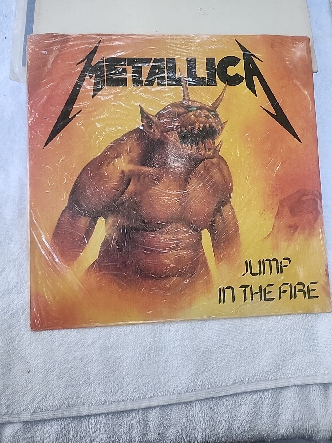 Metallica Jump In The Fire BlackVinyl Record Music For Nations 1983 Vintage Rare