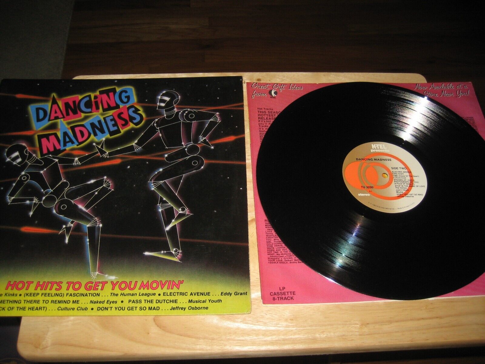 Dancing Madness Vintage Vinyl LP Record Album 1983 K-tel VG++