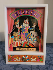 Vintage 1981 Musical Jewelry Box Dancing Clown Send In The Clown Works 7.5x3