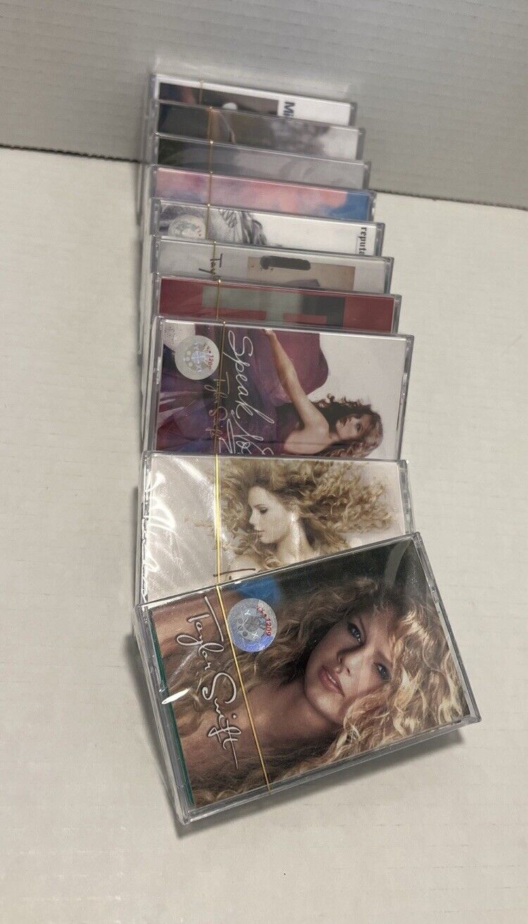 Taylor Swift Extended Version Import Orig 10 Cassette Tape Lot Still Sealed RARE