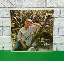 Vintage 1957 June Christy ~ Gone For the Day ~ Vinyl Jazz LP Capitol T902 picture