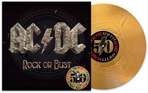 PRE-ORDER AC/DC - Rock Or Bust [New Vinyl LP] Colored Vinyl, Gold, Ltd Ed