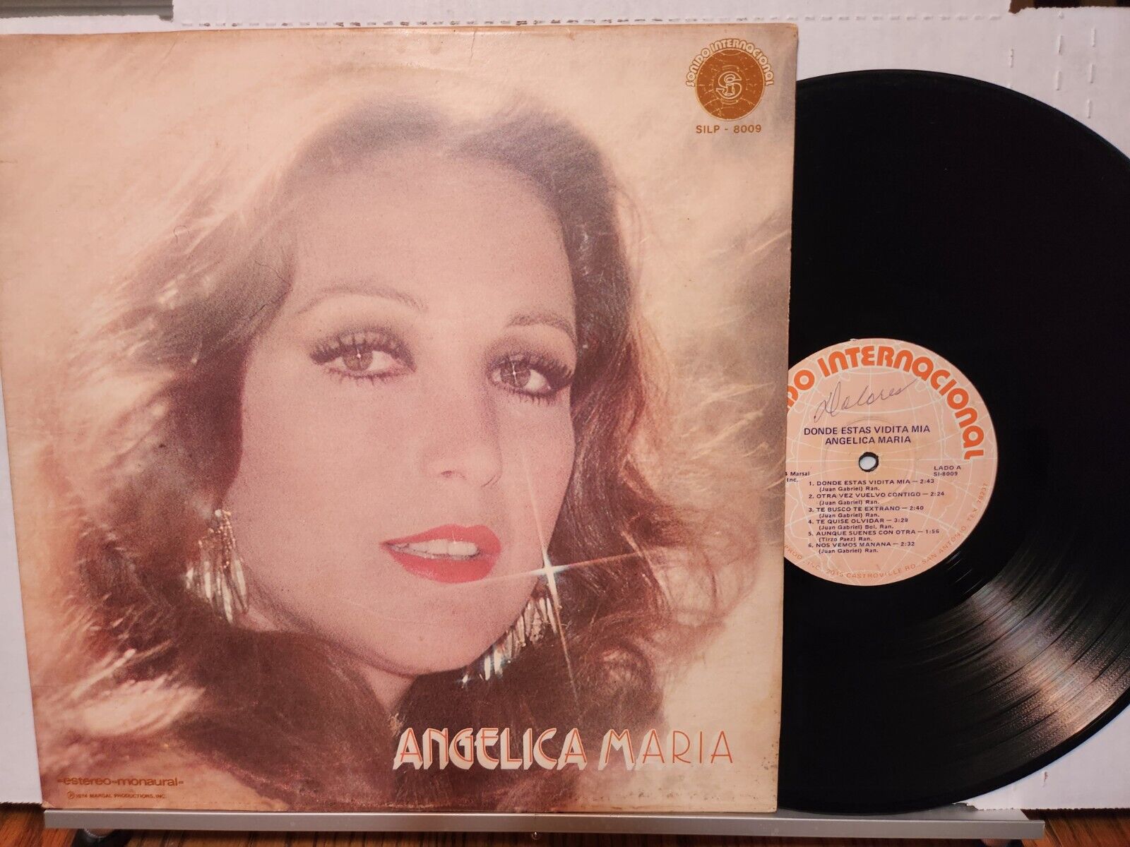 ANGELICA MARIA VERY GOOD/VG+ 1974 SONIDO INTERN'L
