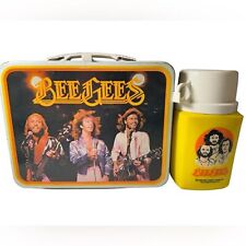 Vintage 1978 Bee Gees Pop Music Metal Lunchbox & Thermos MINTY Disco picture