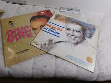 LOT OF 2 BING CROSBY VINTAGE VINYL RECORD LPS- picture