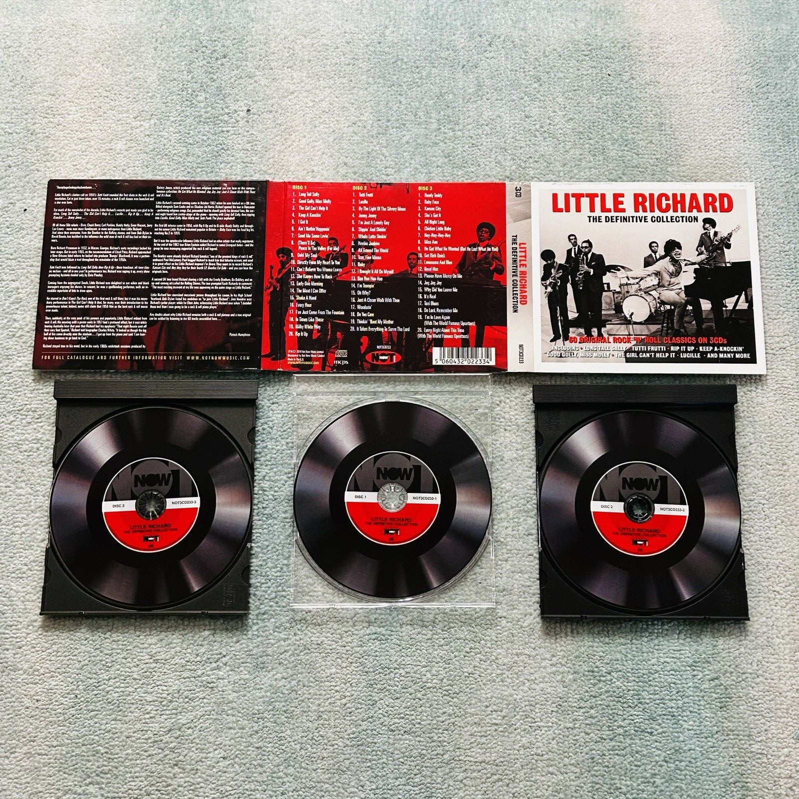 Little Richard The Definitive Collection 3CD Box Little Richard CD RYVG