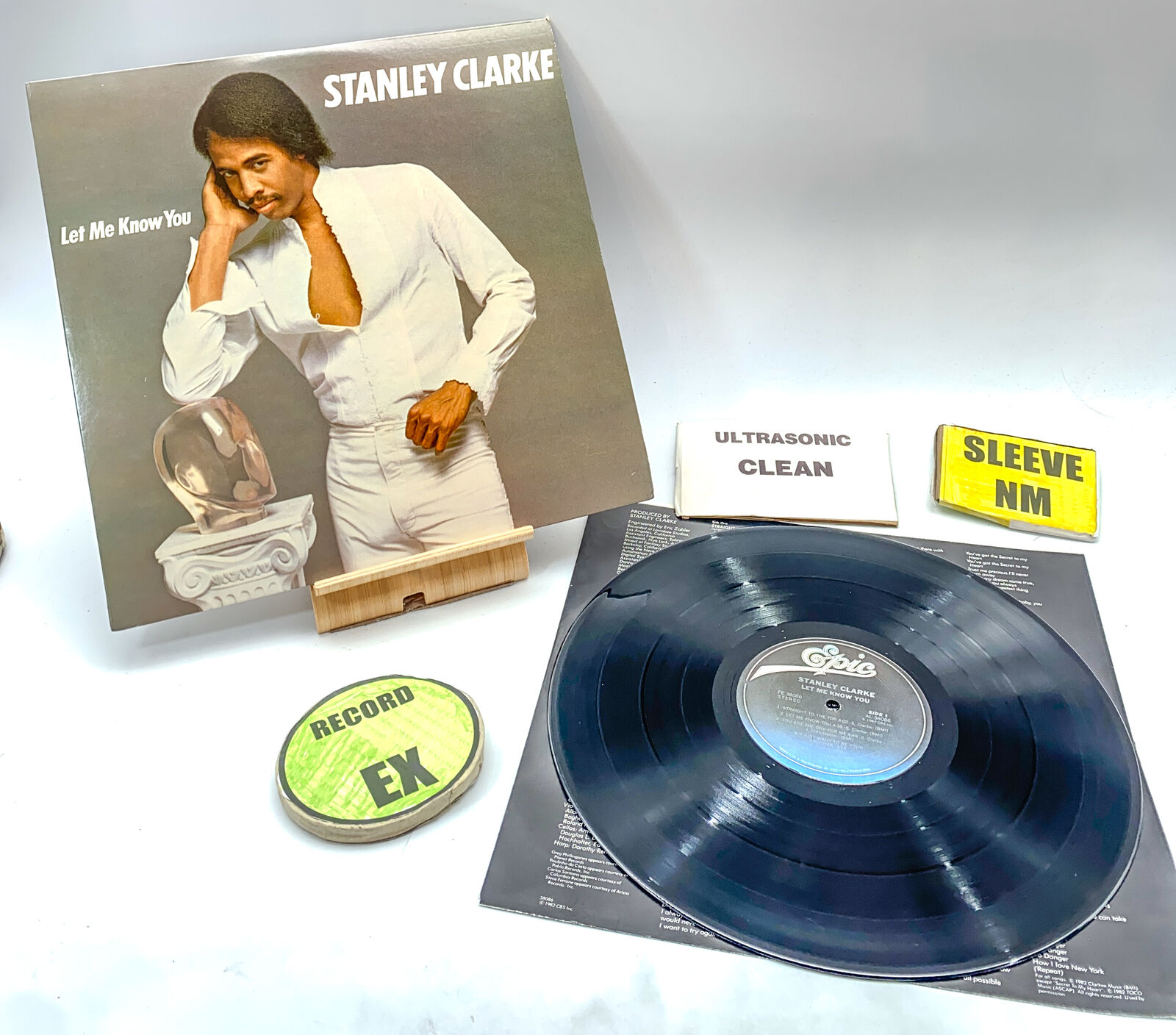 Stanley Clarke Let Me Know You -  EX/NM  FE 38086 Ultrasonic Clean