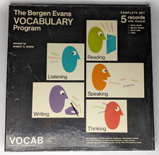 The Bergen Evans Vocabulary Program 1-5 Vinyl Record Box Set - Complete picture