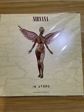 NIRVANA  IN UTERO, 1993 1st US Pressing On Clear Vinyl picture