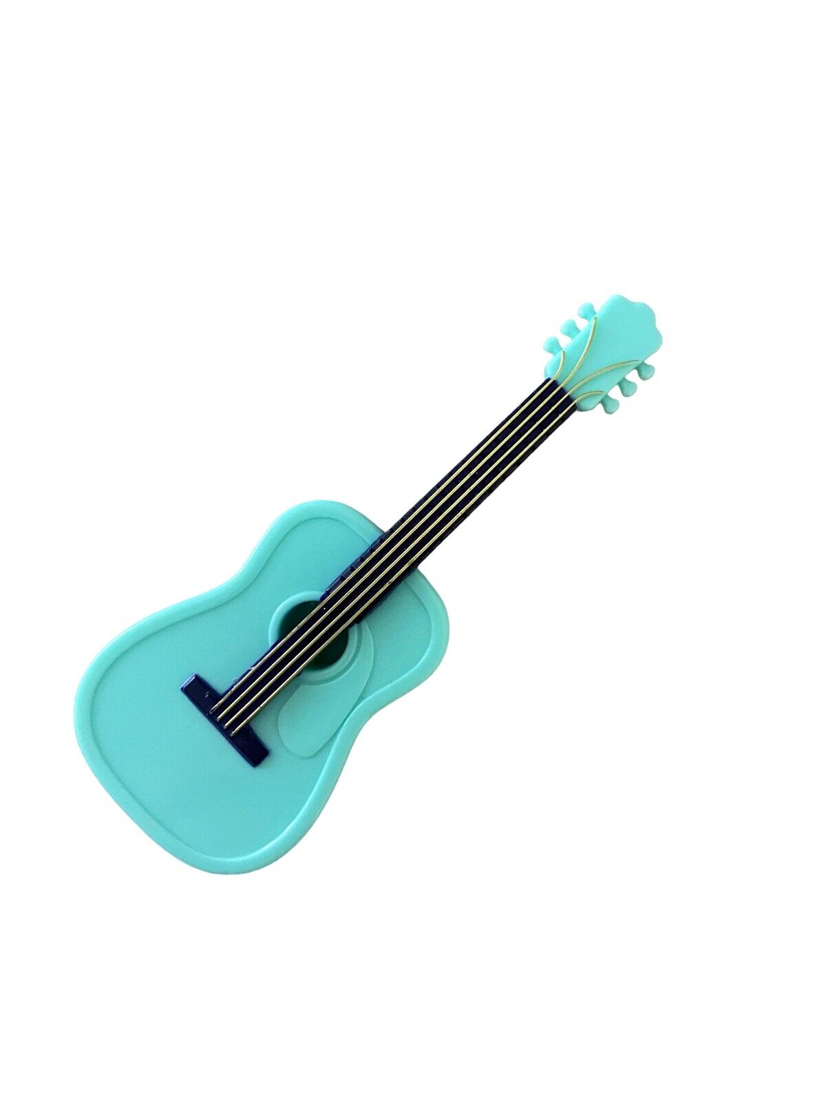 Elvis Presley Guitar Green Plastic 5 inch High Collectible Trinket 2015